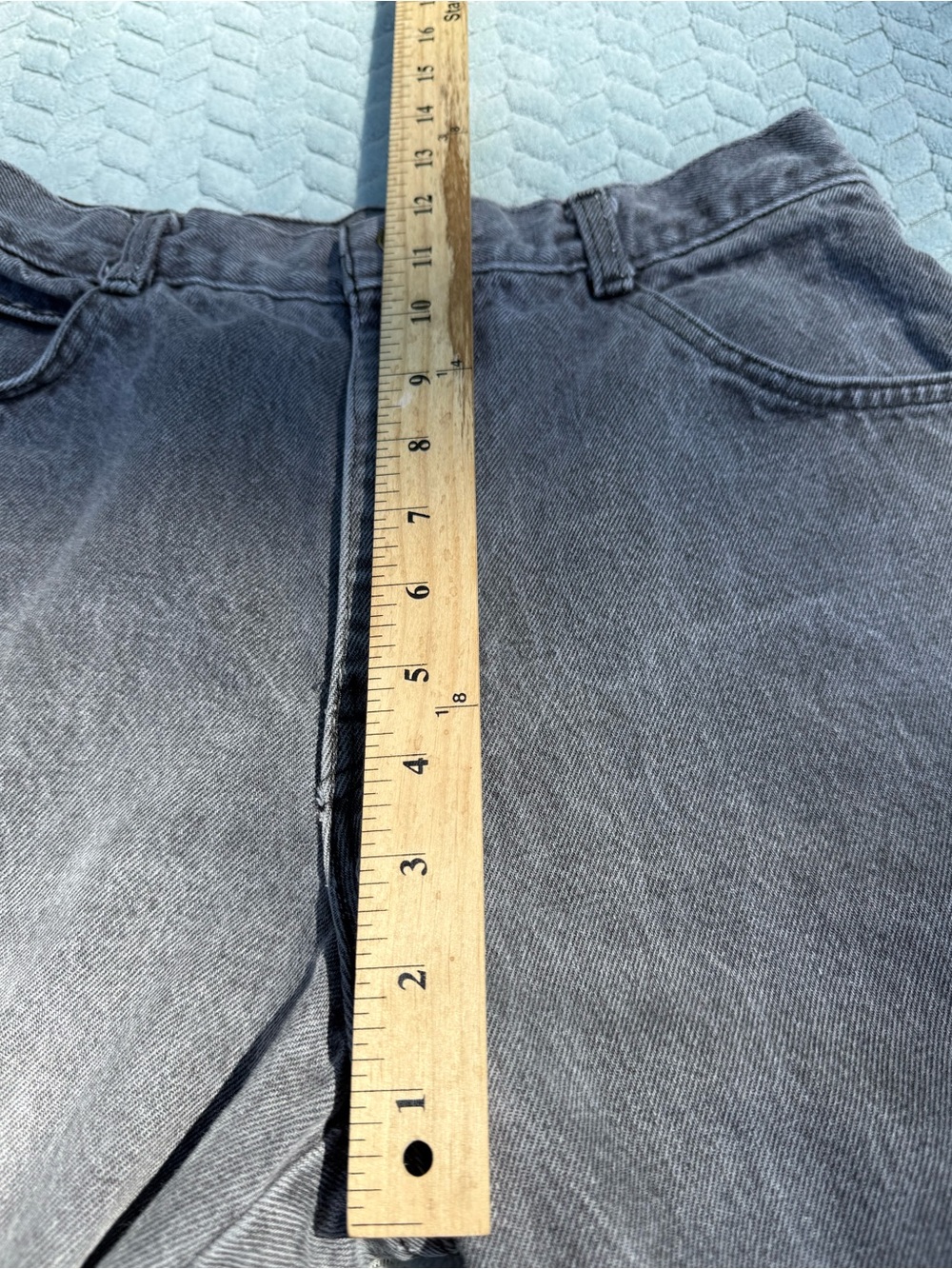 Vintage 80s Gitano High Waisted Mom Jeans Gray Acid Wash Tapered Leg Zip Ankle - Picture 7 of 15